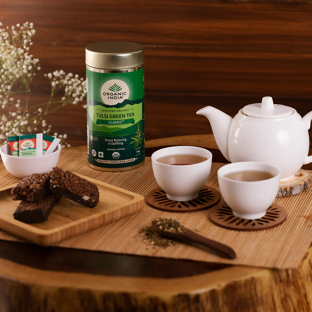 Combo Green Tea Classic 100g & Moringa Powder - Image 3
