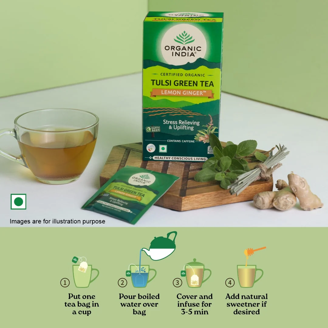 Combo Green Tea Lemon Ginger & Moringa Powder - Image 10