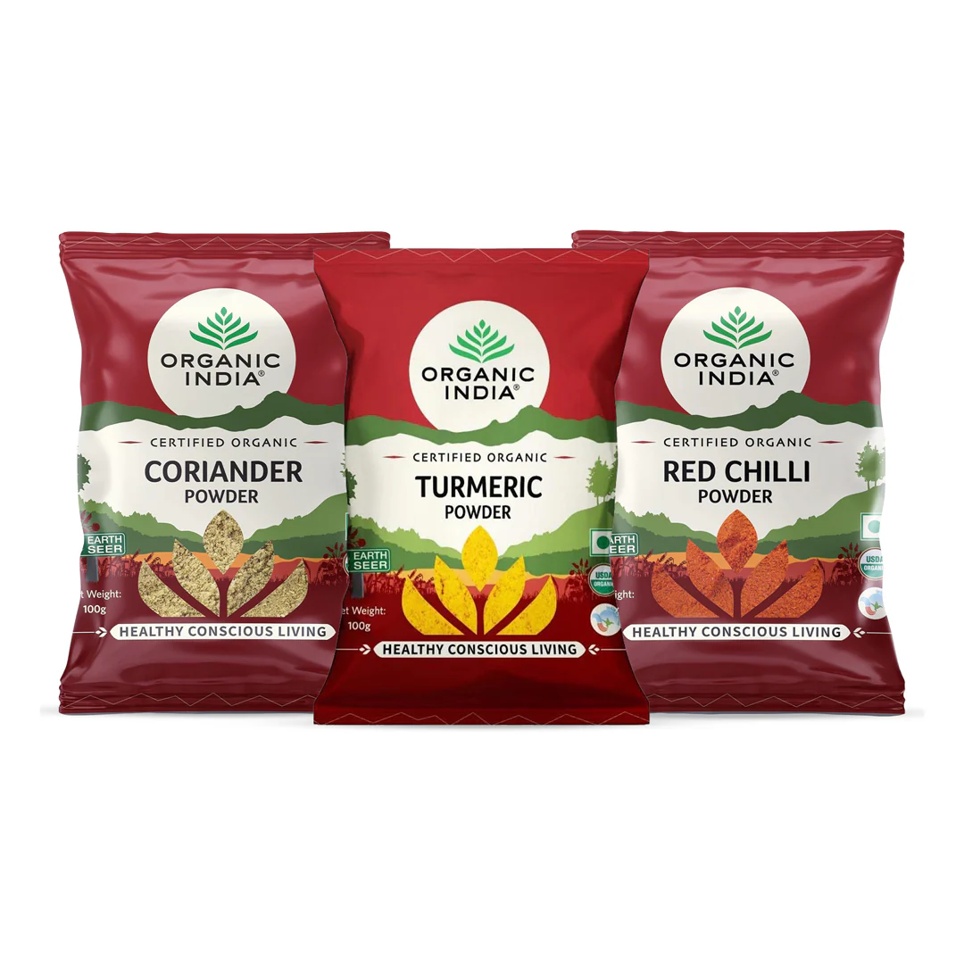 Turmeric Powder & Coriander Powder & Red Chilli Powder Combo - Image 3