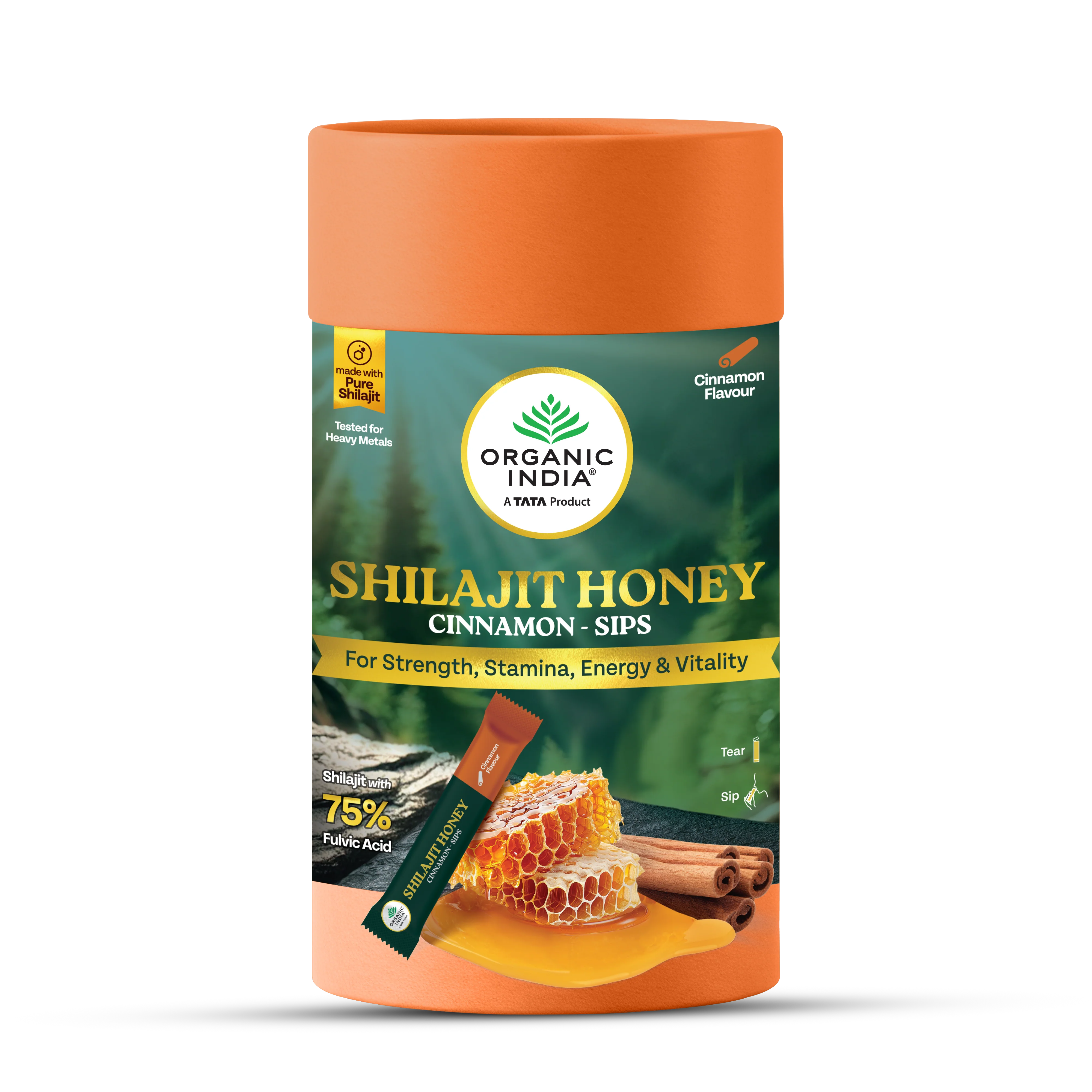 Shilajit Honey Sips - Cinnamon - Image 3