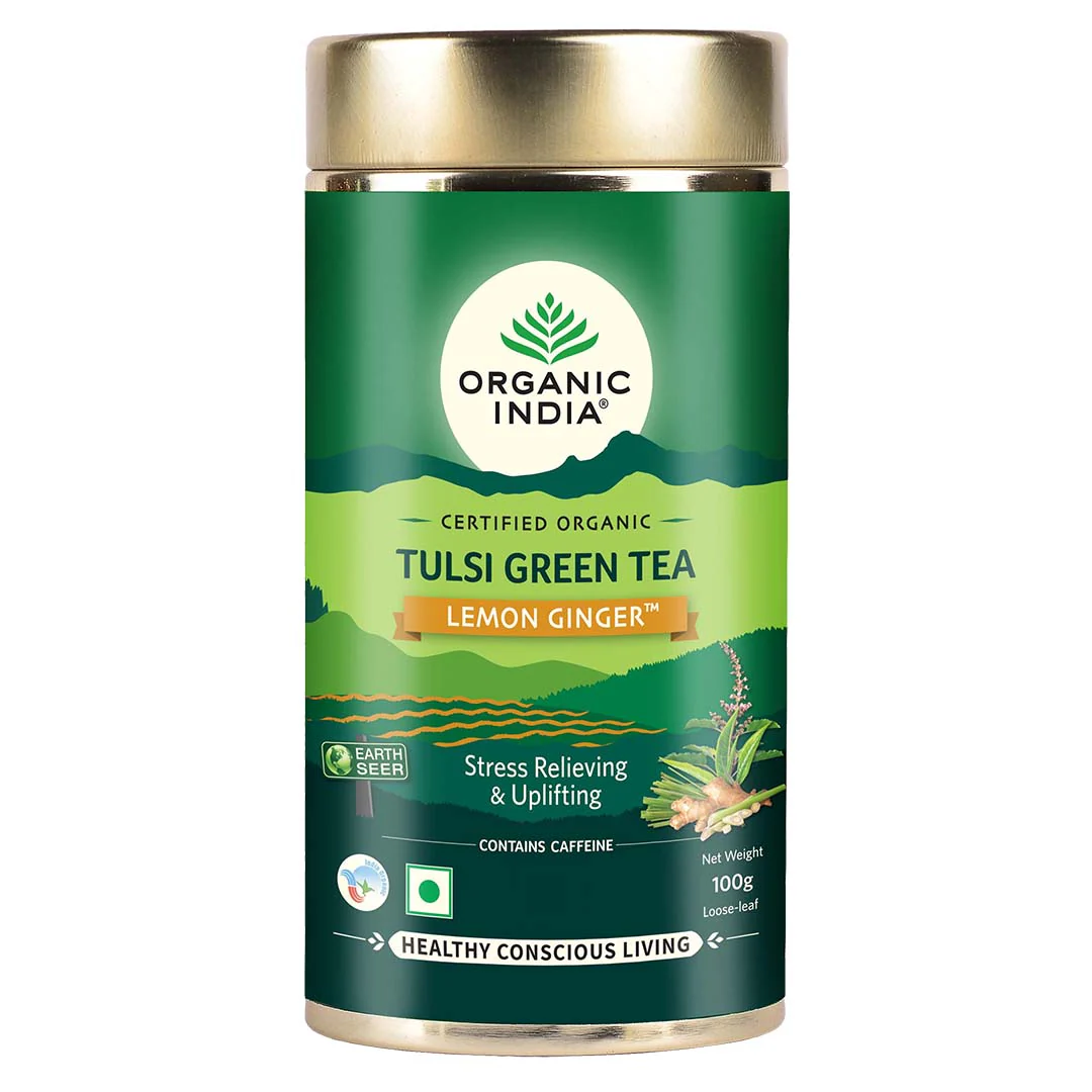 Tulsi Green Tea Lemon Ginger - Image 5
