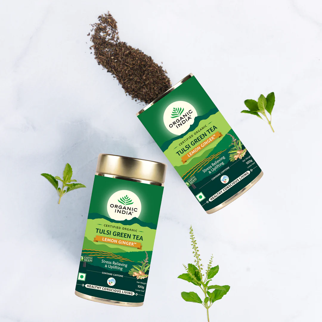 Tulsi Green Tea Lemon Ginger - Image 6